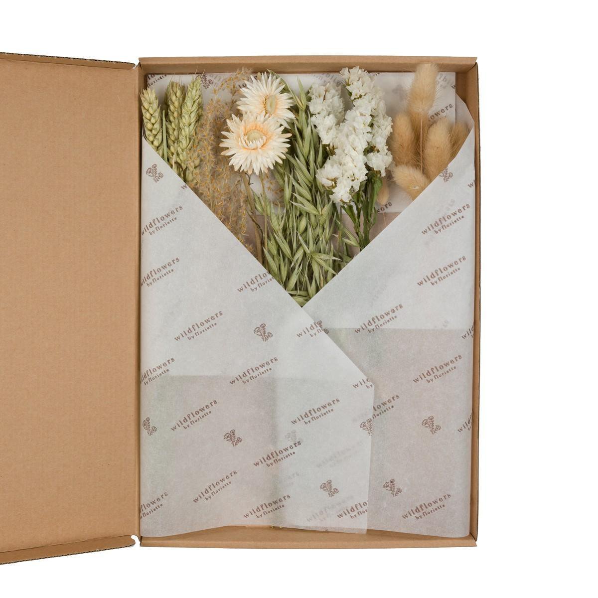 Droogbloemen - Bloemen in Brievenbus - Naturel - 5 stuks - ↕30cm