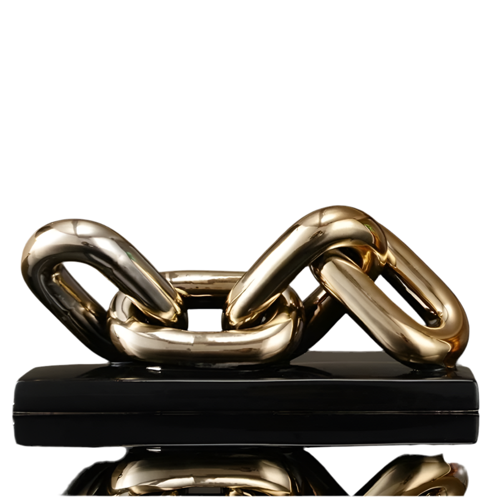 Moderne Luxe Gouden Ketting Schakel - Maat L