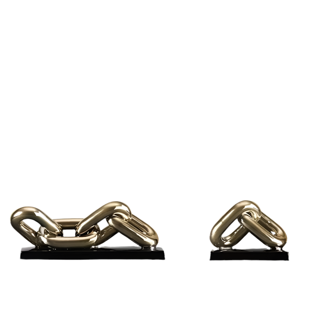 Moderne Luxe Gouden Ketting Schakel - Maat L